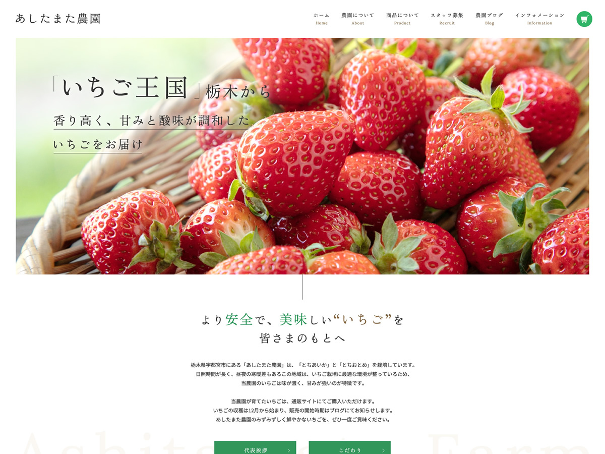 ホームページをリニューアルいたしました