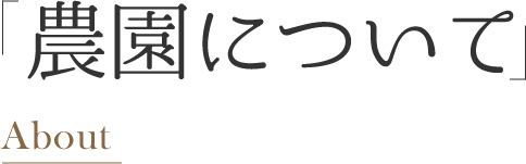 農園について About